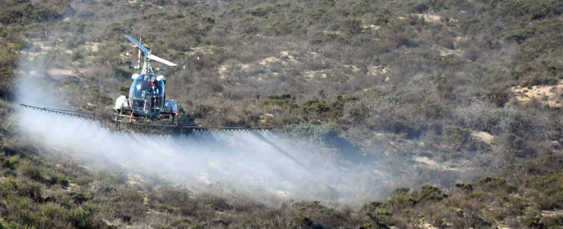 Supporting Native Vegetation With Aerial Herbicide Application